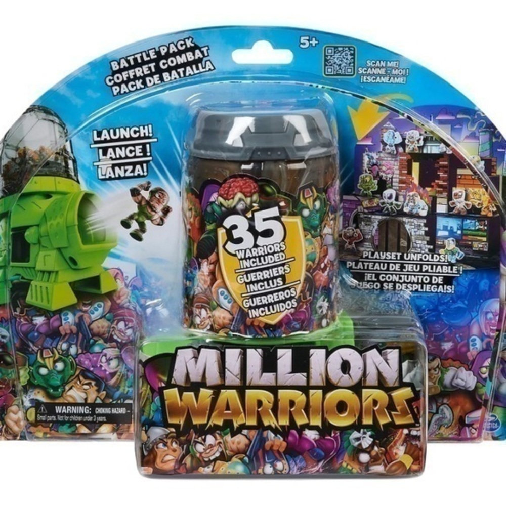 Million Warriors Battle Pack Mystery Mini Figure Playset 35 warriors